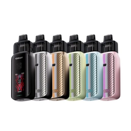 KIT Pod Typhos Pro 6ml 3000mAh - Uwell u raznim bojama s 1.47" ekranom i dugmetom za aktivaciju, savršen za vaping.
