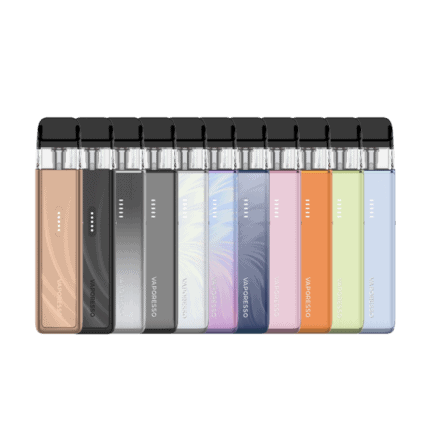 Kit Pod XROS 6 Mini 3ml 1600mAh - Vaporesso prikazuje raznobojni vape pod sustav s LED indikatorima i drip tipom.