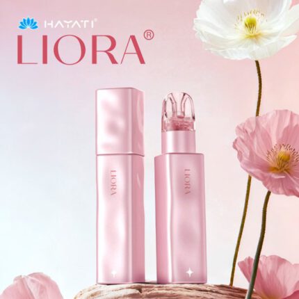 KIT Pod Liora - Hayati u ružičastoj boji s lipstick-inspired dizajnom i elegantnom ambalažom, uz 2ml cartridge.
