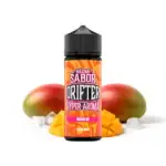 Longfill Mango Ice 10ml/120ml - Drifter Hyper sadrži sočne komade manga i kockice leda na narančastoj ambalaži.